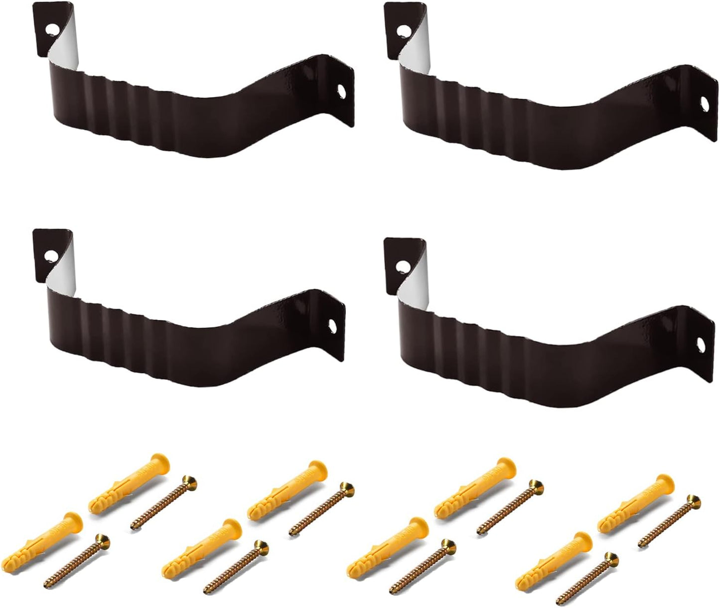 VYH Downspout Adapter Gutter Downspout Strap 2x3 Leader Strap 2x3 4pcs